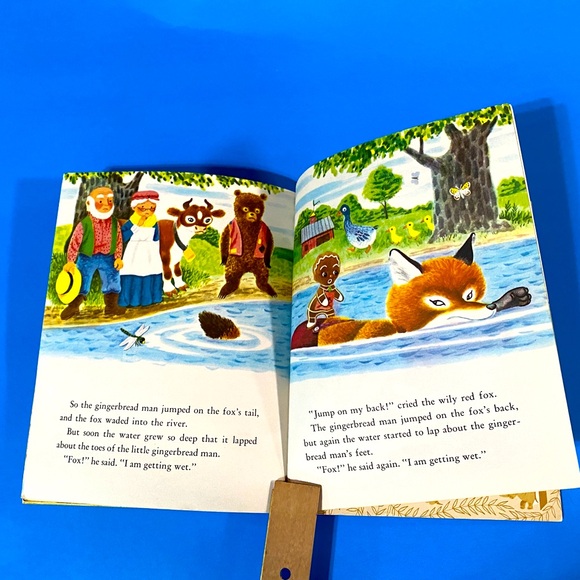 THE GINGERBREAD MAN VTG 1961 A LITTLE GOLDEN BOOK HARDCOVER CLASSIC STORY - Picture 7 of 15